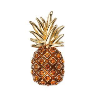 Betsey Johnson Pineapple Pin Brooch